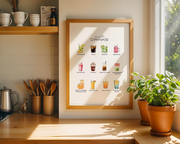 Exotische Getränke - Poster