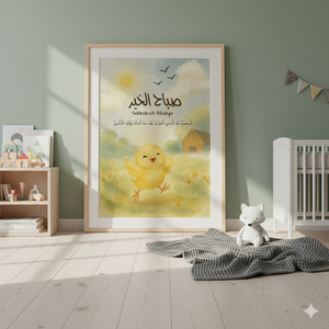 Fröhliches Hühnerposter